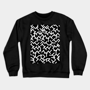 Geometric Labyrinth Crewneck Sweatshirt